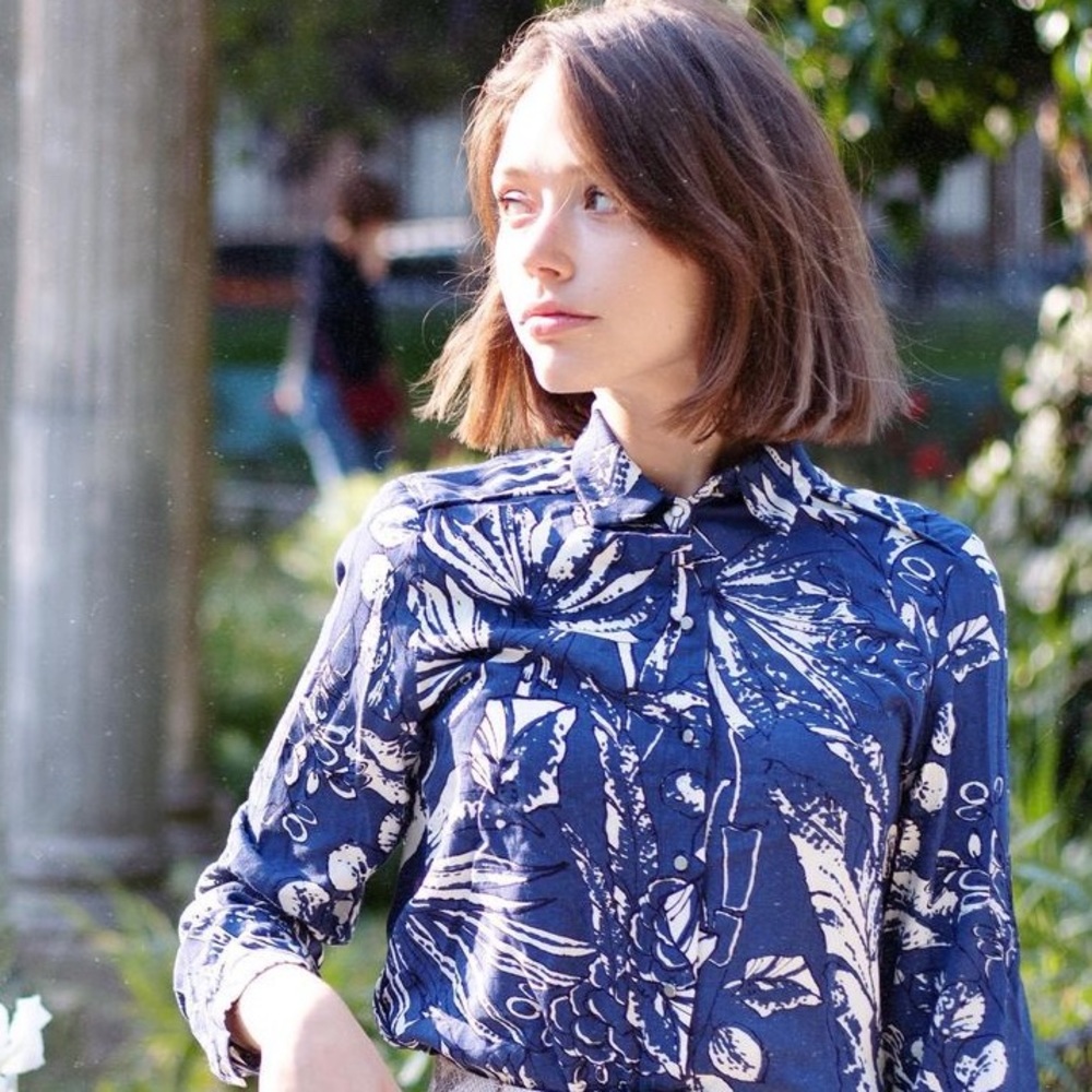 Parisian brand Sunoco blouse worn once for a shoot. Perfect for summer size 1